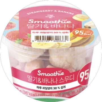 딸기&바나나 스무디